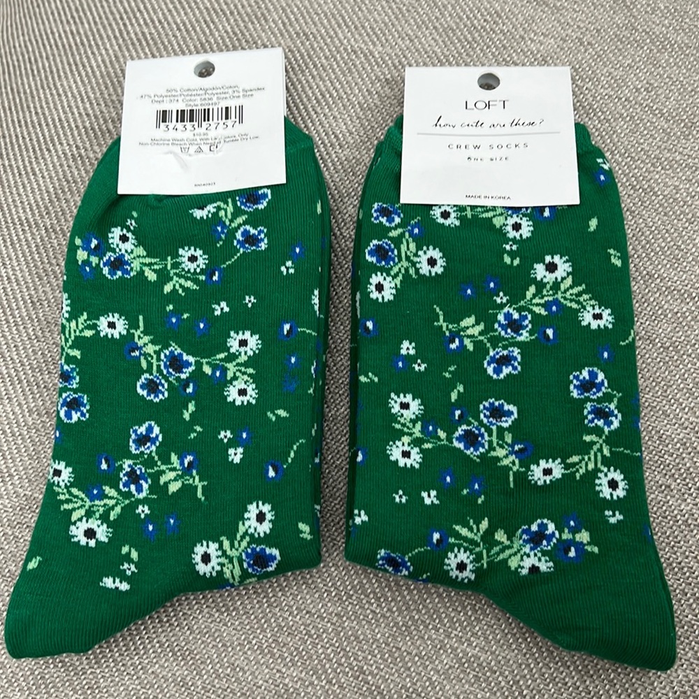 NWT Two Pairs LOFT Socks